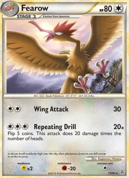 Fearow 15 Revelado