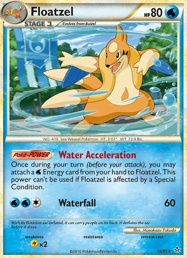 Floatzel 16/95 Revelado