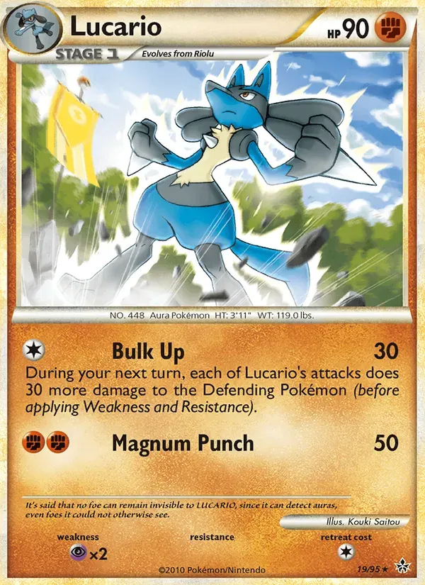 Lucario 19/95 Revelado