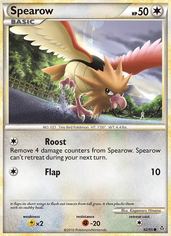 Spearow 62/95 Revelado