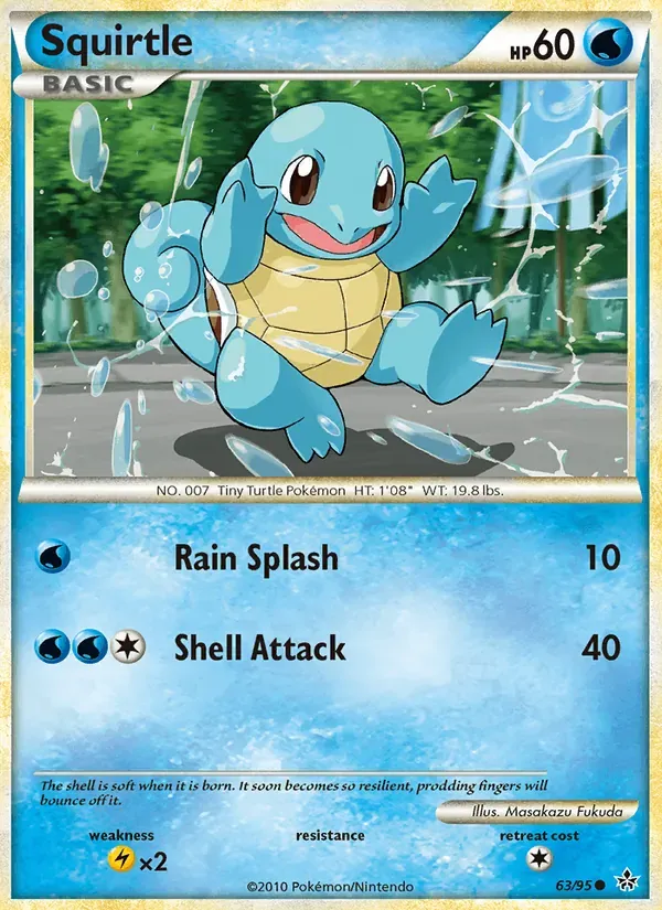 Squirtle 63/95 Revelado