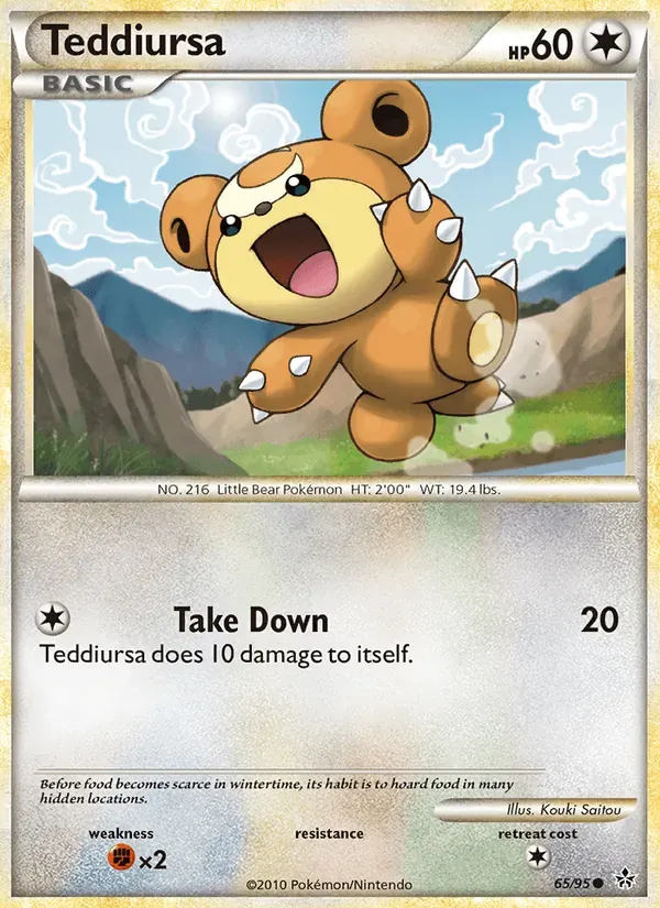Teddiursa 65/95 Revelado