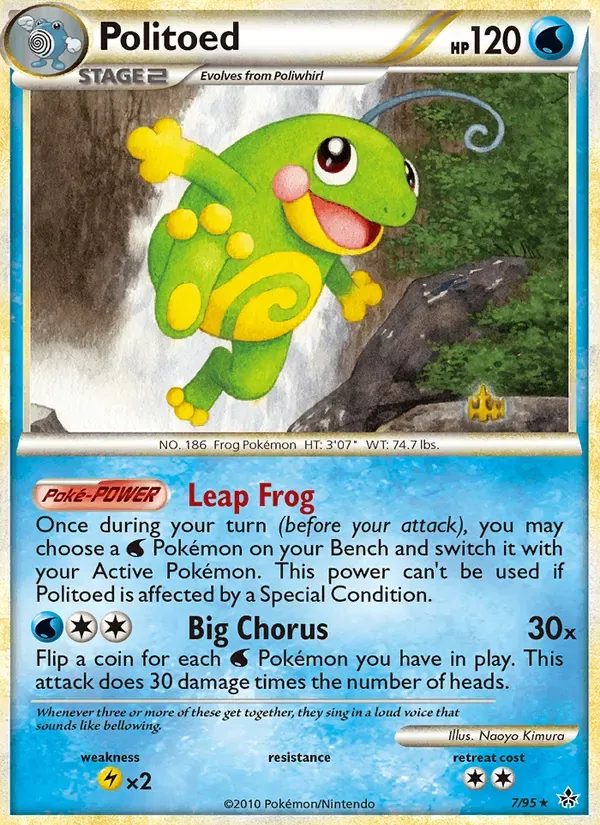 Politoed 7/95 Revelado