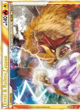 Entei & Raikou LEGEND 90 Revelado