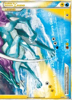 Raikou & Suicune LEGEND 93 Revelado