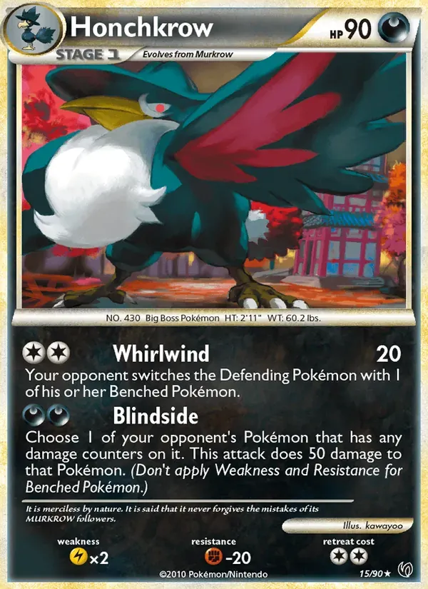 Honchkrow 15/90 Destemido