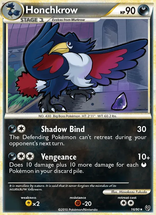 Honchkrow 16/90 Destemido