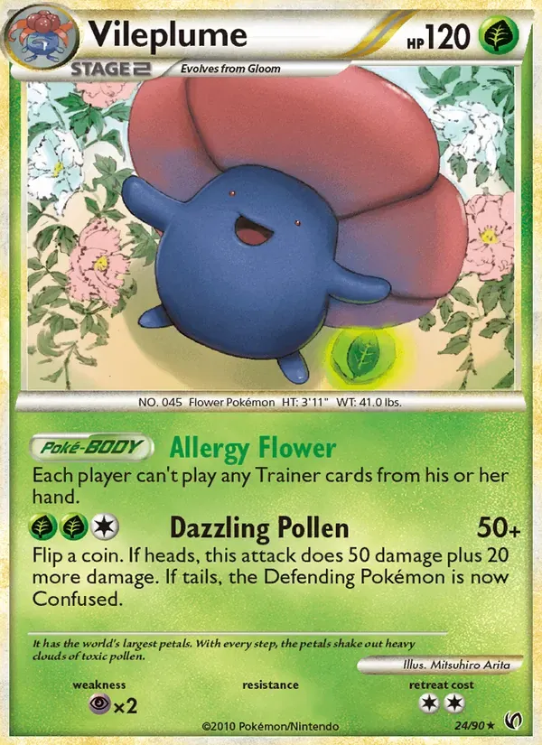 Vileplume 24/90 Destemido