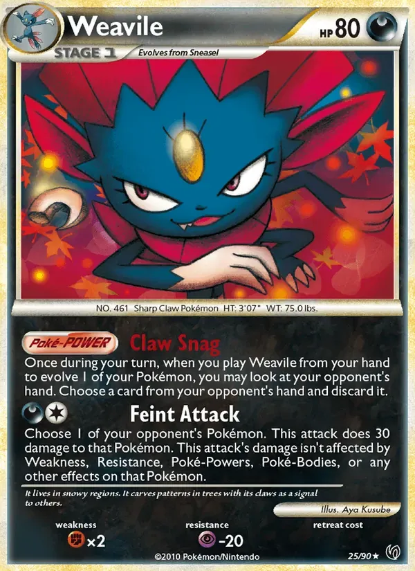 Weavile 25/90 Destemido