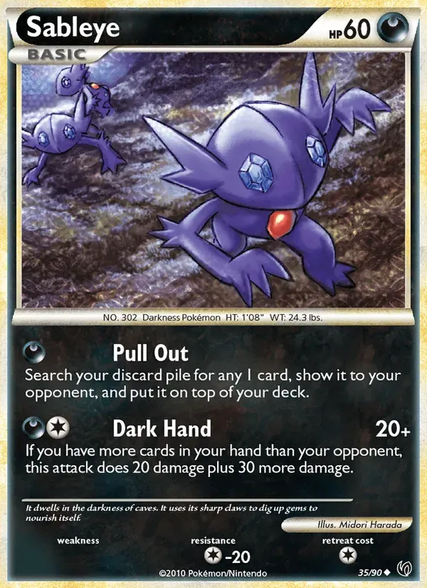 Sableye 35/90 Destemido