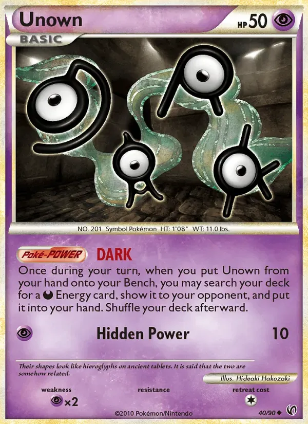 Unown 40/90 Destemido