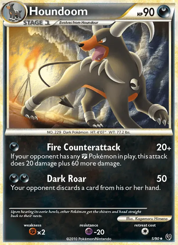 Houndoom 5/90 Destemido