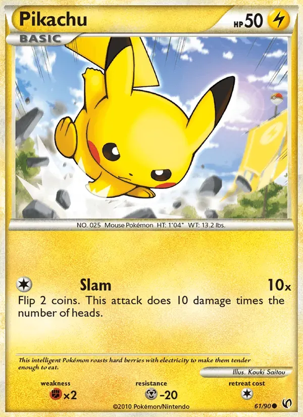 Pikachu 61/90 Destemido