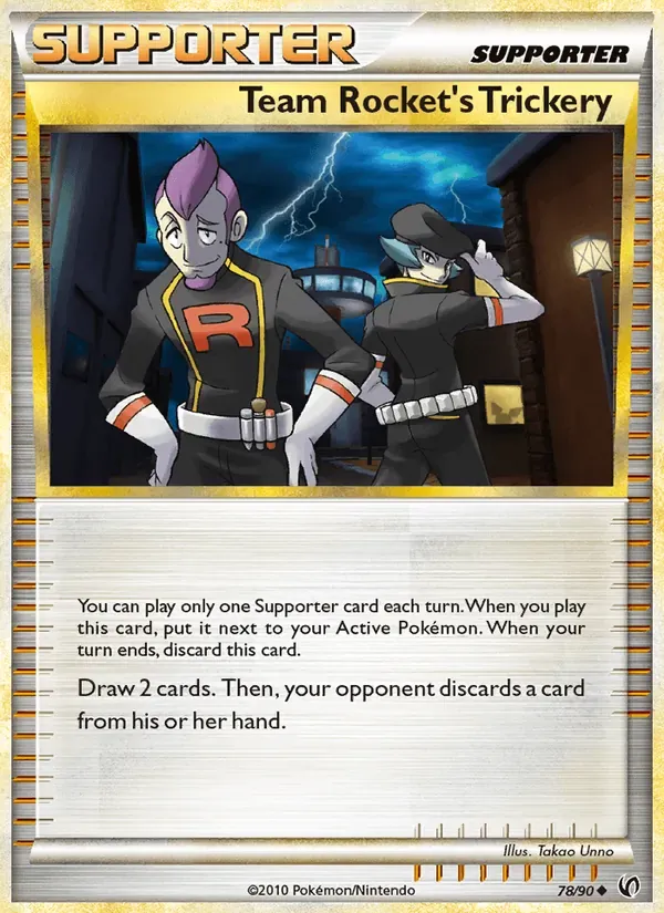 Team Rocket's Trickery 78/90 Destemido