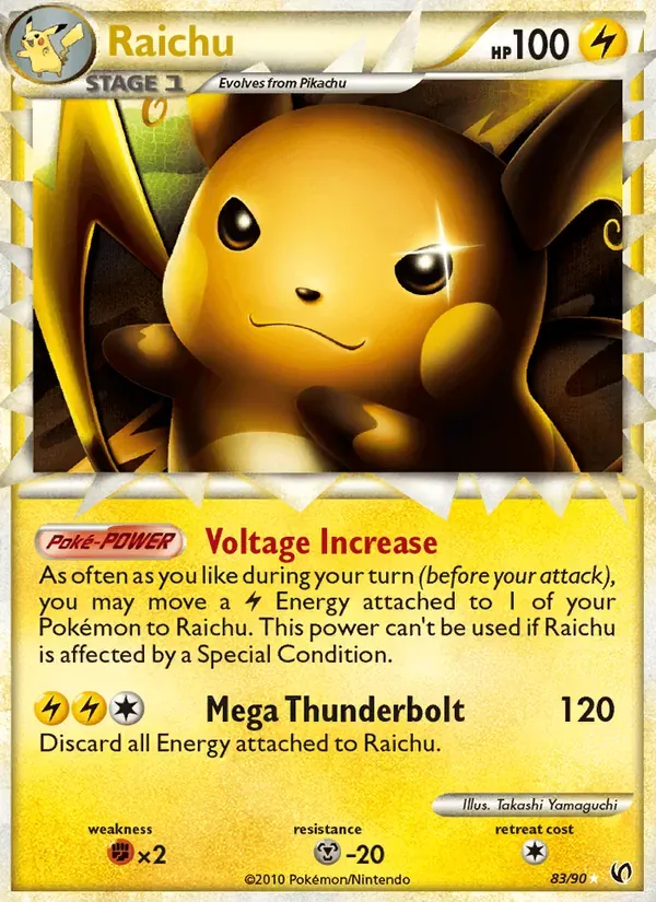 Raichu 83/90 Destemido