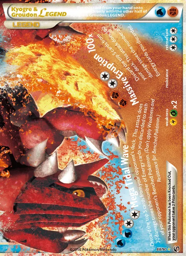 Kyogre & Groudon LEGEND 88/90 Destemido