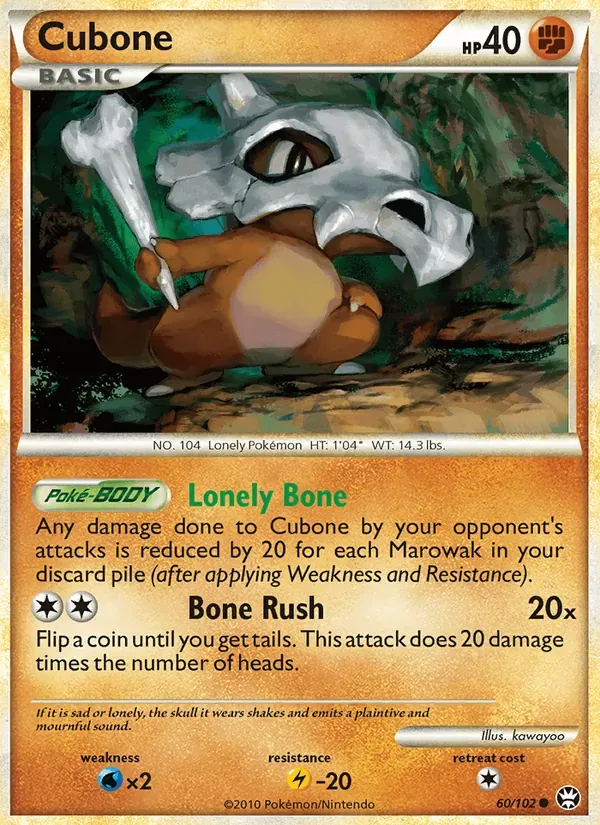 Cubone 60/102 Triunfante