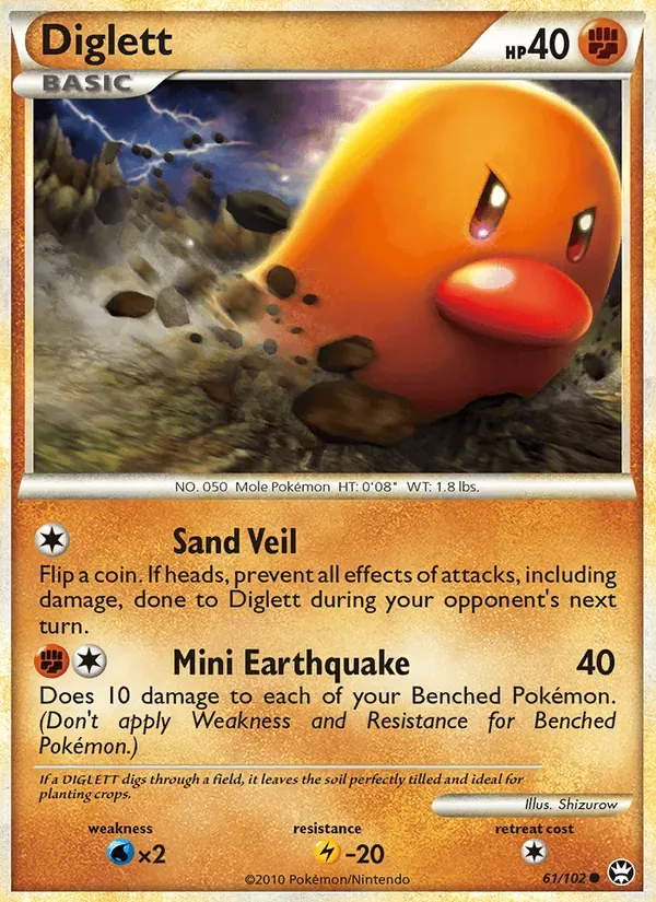 Diglett 61/102 Triunfante