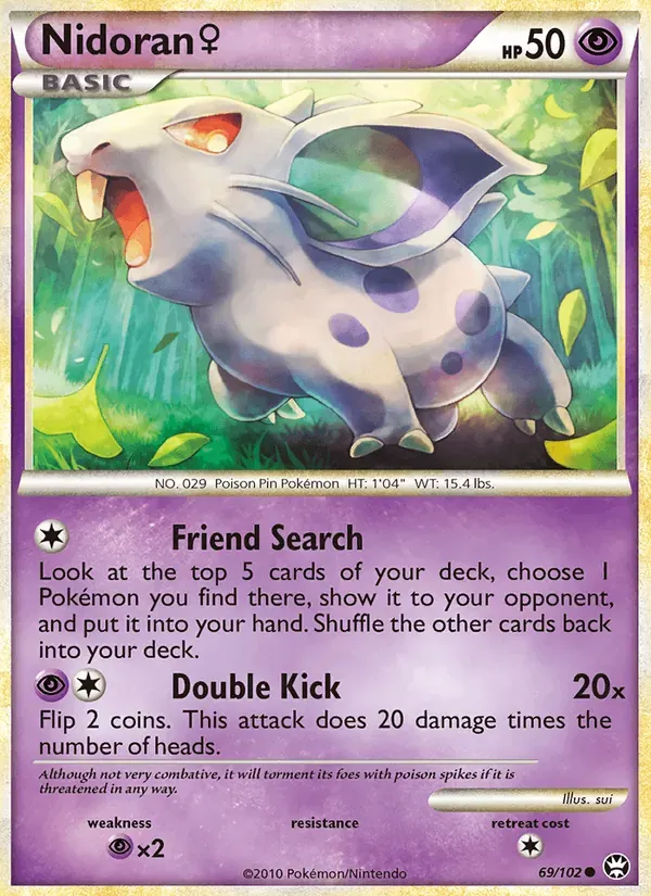 Nidoran ♀ 69/102 Triunfante