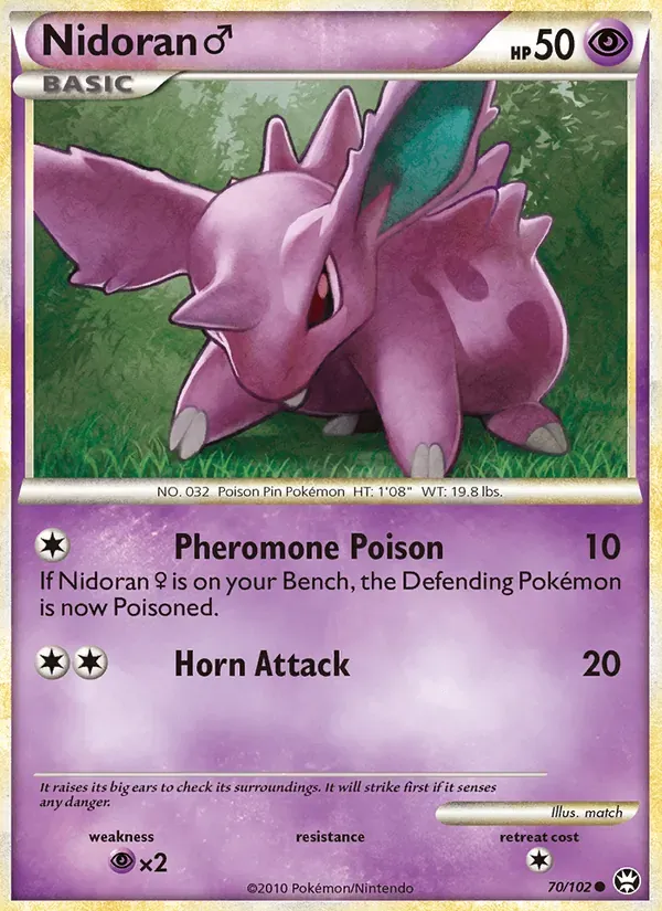 Nidoran ♂ 70/102 Triunfante