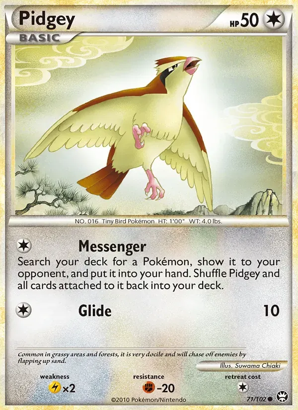 Pidgey 71/102 Triunfante