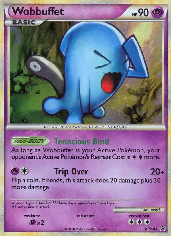 Wobbuffet HGSS04/25 HGSS Black Star Promos