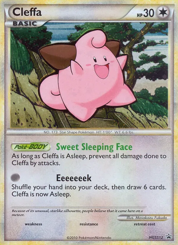 Cleffa HGSS12/25 HGSS Black Star Promos
