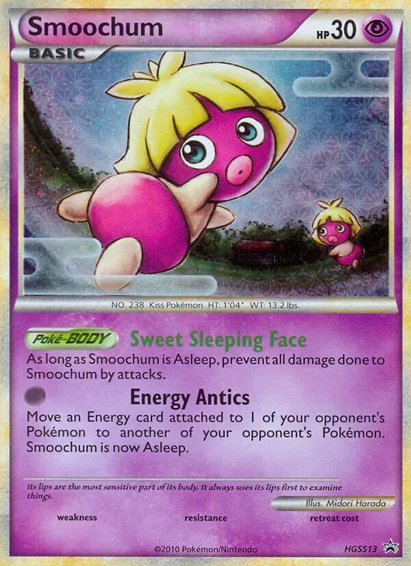 Smoochum HGSS13/25 HGSS Black Star Promos