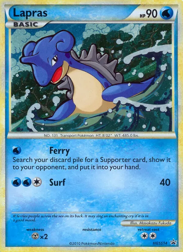 Lapras HGSS14/25 HGSS Black Star Promos