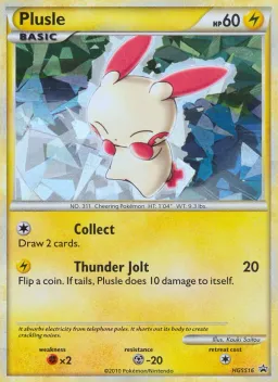 Plusle HGSS16 HGSS Black Star Promos