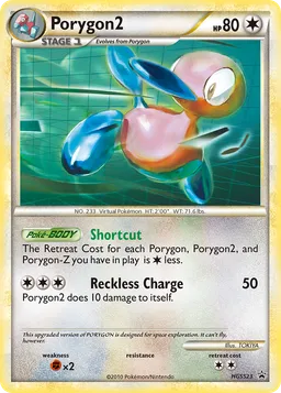 Porygon2 HGSS23 HGSS Black Star Promos