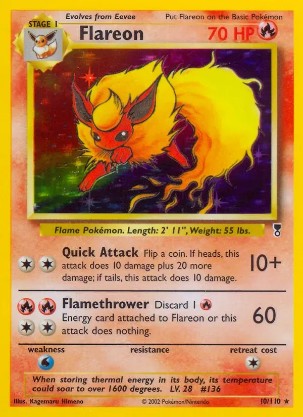 Flareon 10/110 Legendary Collection