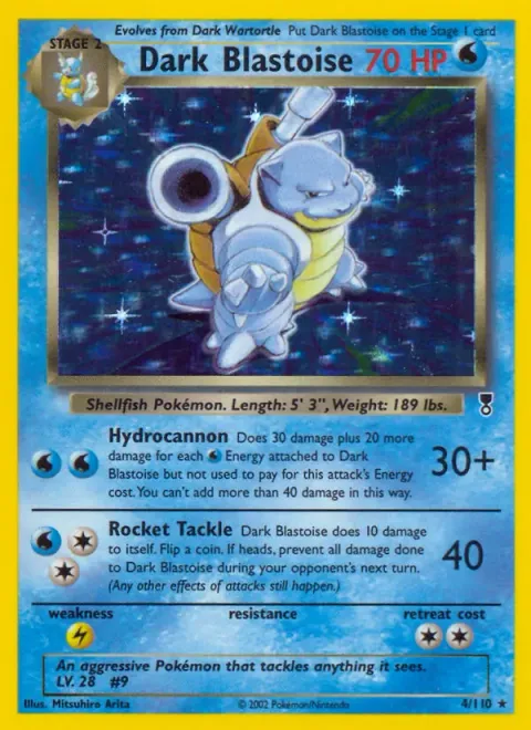 Dark Blastoise 4/110