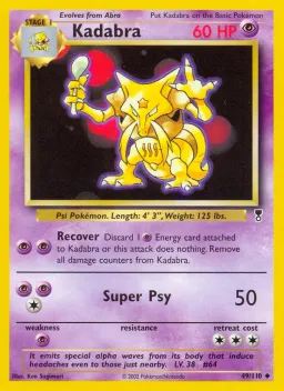 Kadabra 49 Legendary Collection