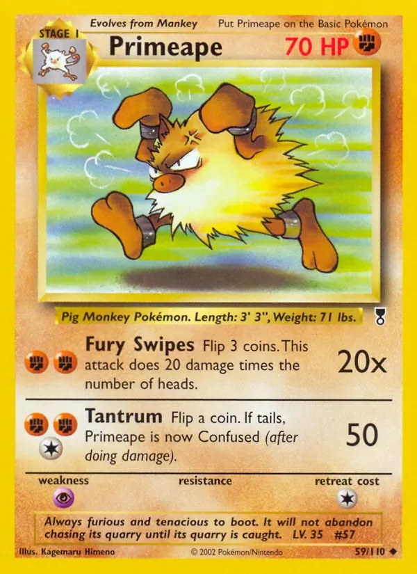 Primeape 59/110 Legendary Collection