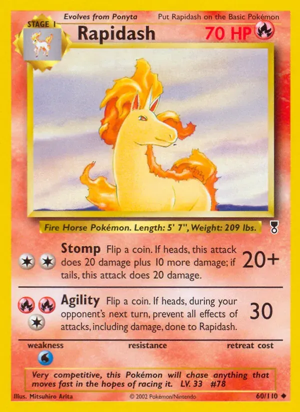 Rapidash 60/110 Legendary Collection
