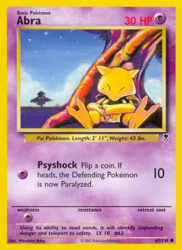 Abra 67 Legendary Collection