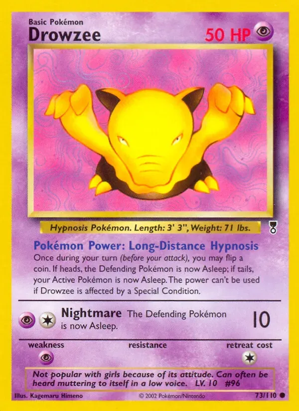 Drowzee 73/110 Legendary Collection