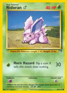 Nidoran ♂ 83 Legendary Collection