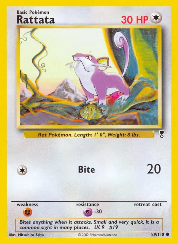 Rattata 89/110 Legendary Collection