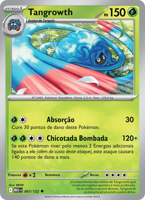Tangrowth 007/132 Megaevolução