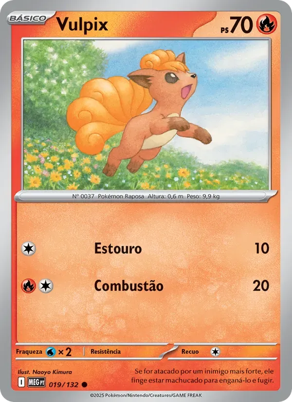 Vulpix 019/132 Megaevolução