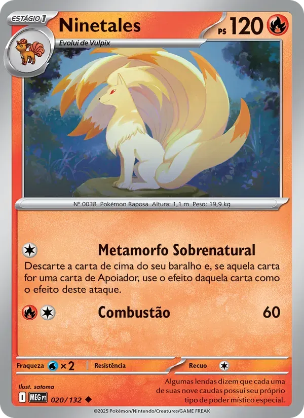 Ninetales 020/132 Megaevolução