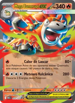Mega Camerupt ex 022 Megaevolução