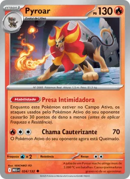 Pyroar 024 Megaevolução