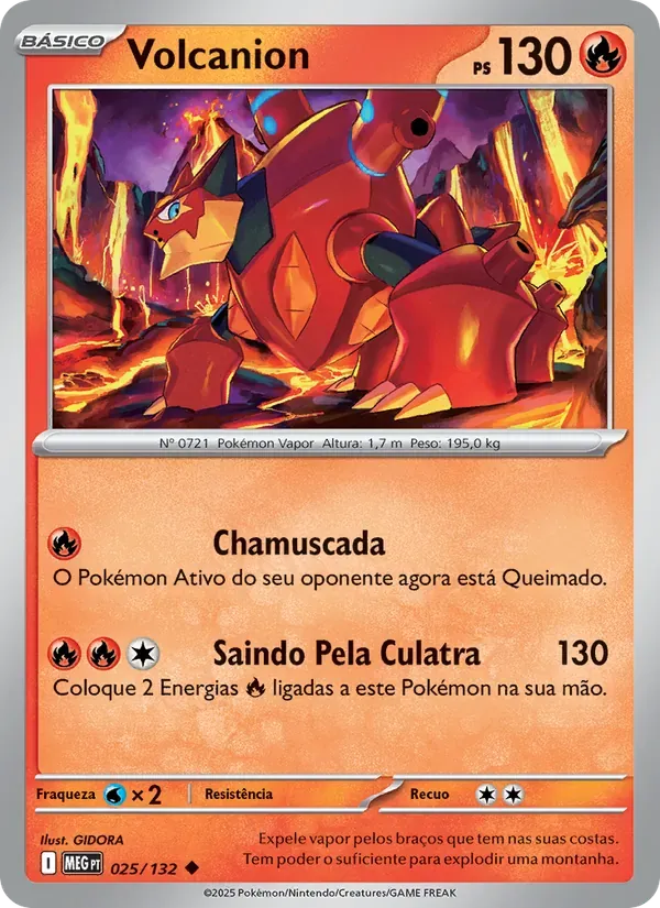Volcanion 025/132 Megaevolução