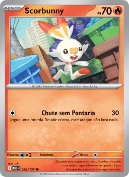 Scorbunny 026 Megaevolução