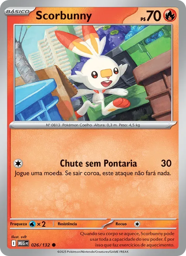 Scorbunny 026/132 Megaevolução