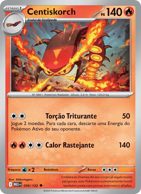 Centiskorch 030/132 Megaevolução