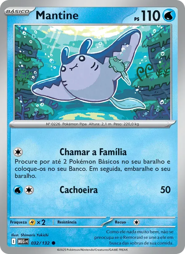 Mantine 032/132 Megaevolução